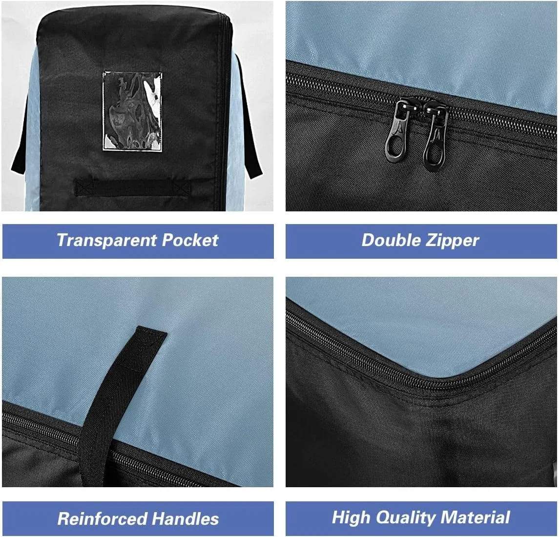 Gray Orange Gradient Storage Bags, 27.5x19.7x11 In, Extra Large Storage Duffle Bag with Zippers and Handles Zippered Storage Bag for Moving