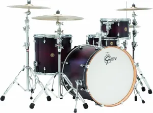 Gretsch Drums Catalina Maple CM1-E824SSDCB 4-Piece Drum Shell Pack, Satin Deep Cherry Burst