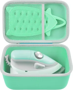 GWCASE Case Compatible with Oliso M3Pro/ M2 Mini Project Steam Iron. Carrying Organizer Holder for Sunbeam Hot-2-Trot Travel Steam Iron (Box Only)- Aqua