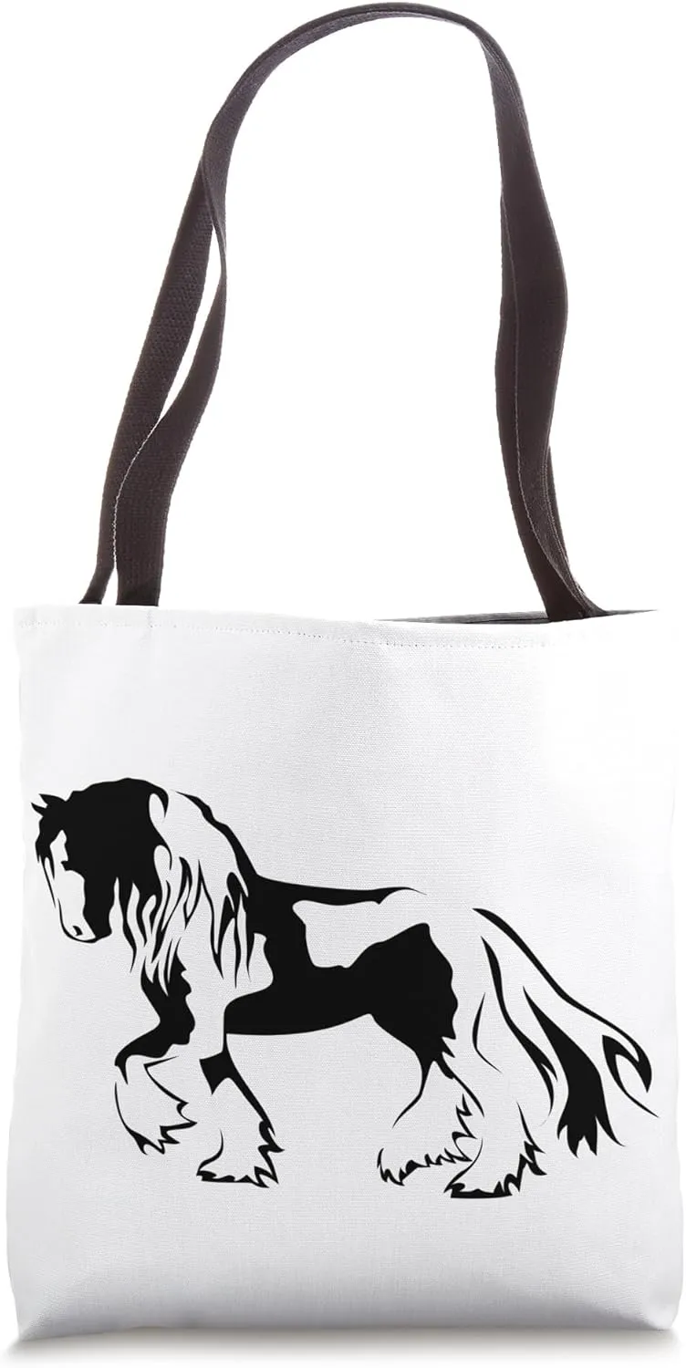 Gypsy Horse Gypsy Vanner Drum Horse Trending Horses Tote Bag