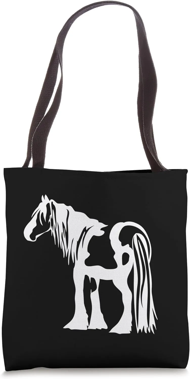 Gypsy Horse Gypsy Vanner Drum Horse Trending Horses Tote Bag
