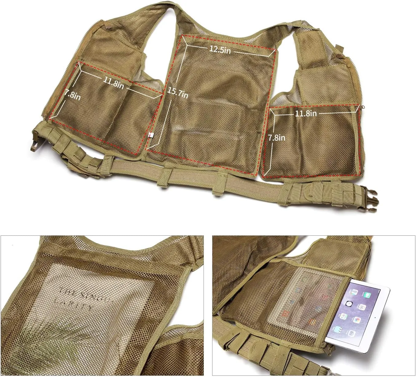 GZ XINXING S - 4XL Law Enforcement Tactical Airsoft Paintball Vest