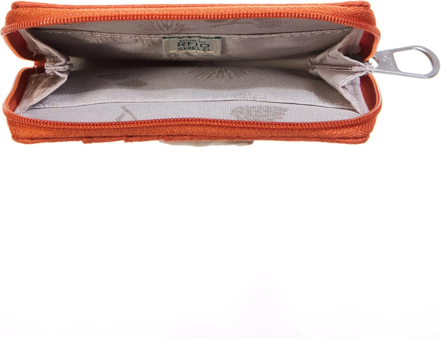 HAIKU Sprout Wallet, Lightweight Small Wristlet Wallet with Zippered Pouch, RFID Pockets, and Removeable Wrist Strap, Rustic Clay