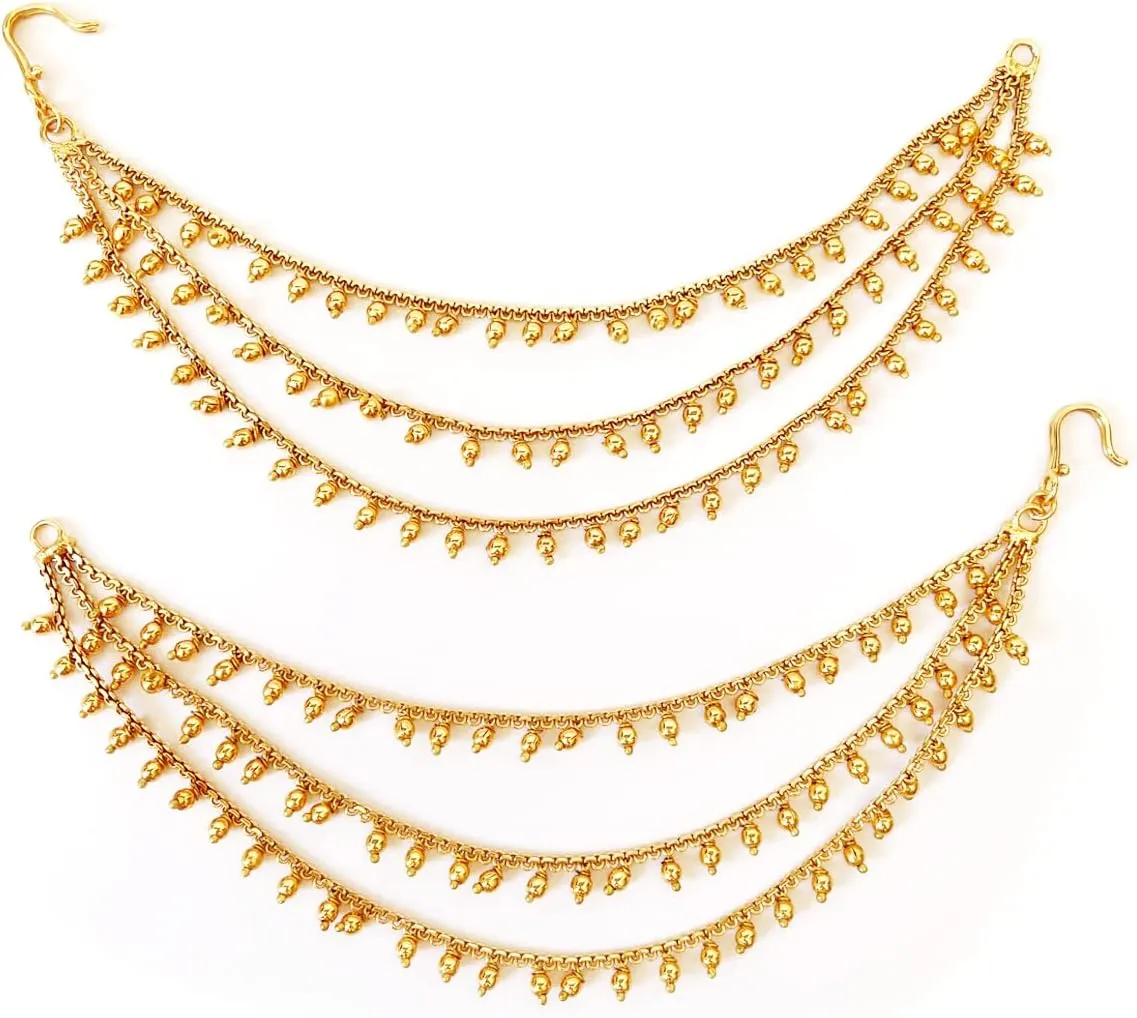 Hair Accessorie Golden Plated, Free Size, Stainless Steel, No Gemstone