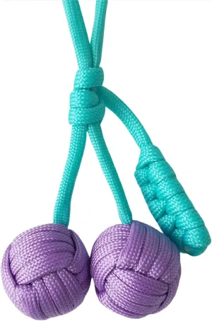 Handmade Cherry Bag Charms Paracord Braided Keychain, Cute Purse Handbags Rope Car Key Chain Accessories Gifts for Women