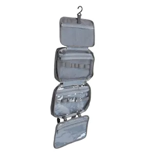 Hanging Toiletry Bag, Toiletry Bag Travel Bag with Hanging Hook, Large Capacity 4 Grids Foldable Travel Makeup Bags for Outdoor Travelling Business Trip