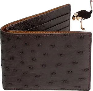 HATA Men Leather Wallet Croc RFID Blocking Front Pocket AIIigator Handmade Gift For Birthday Wedding Anniversary Father's Day