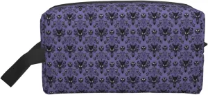 Haunted Mansion Print Travel Cosmetic Large Capacity Zippered Storage Bag For Toiletries Daily Essentials