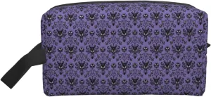 Haunted Mansions Print Travel Cosmetic Large Capacity Zippered Storage Bag For Toiletries Daily Essentials