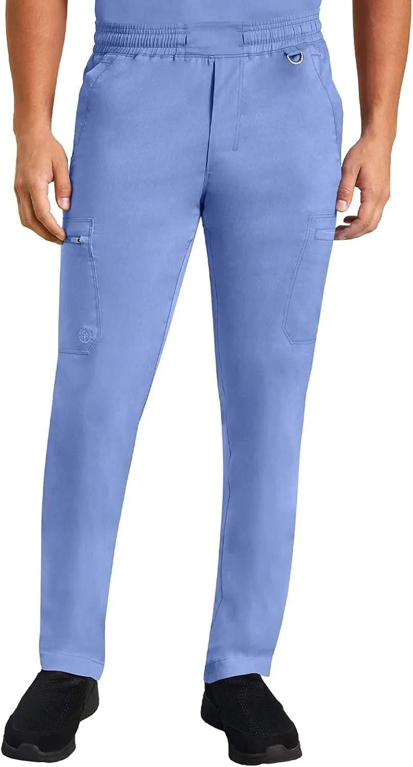 Healing Hands Scrub Pants for Men Daniel Utility Bottoms with 6 Pockets, 2-Way Stretch and Durable Fabric 9300