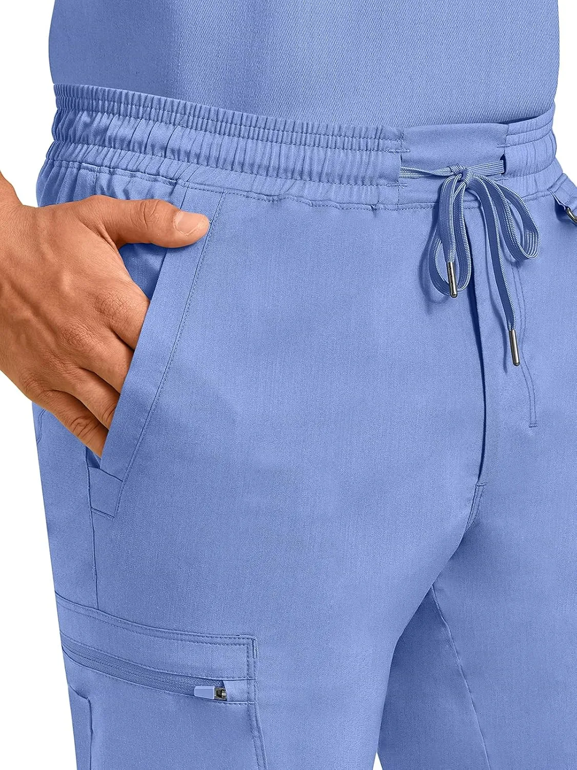 Healing Hands Scrub Pants for Men Daniel Utility Bottoms with 6 Pockets, 2-Way Stretch and Durable Fabric 9300
