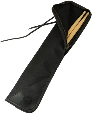Hide & Drink, Waxed Canvas Drumstick Bag/Drummer Stick Bag Holder/Musician's Essentials Handmade :: Charcoal Black