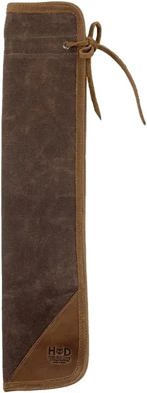 Hide & Drink, Waxed Canvas Drumstick Bag/Drummer Stick Bag Holder/Musician's Essentials Handmade (Honey Bourbon)