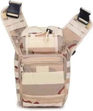 Hiking Daypacks Outdoor Military Tactical Sling Sport Travel Chest Bag,Shoulder Bag for Men Women Crossbody Bags, Hiking Camping Equipment(Desert Camo)