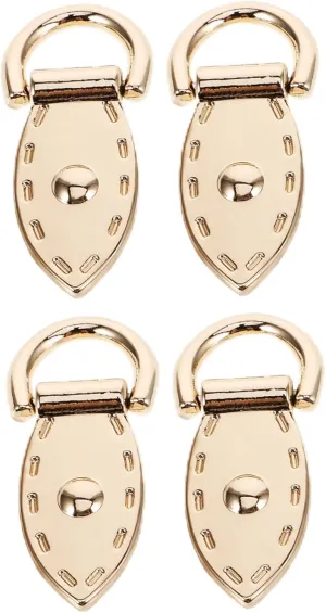HOMSFOU 10Pcs Metal Bag Buckles Durable Carabiner Clips for Handbags Crossbody Straps and DIY Accessories Fade Resistant for Bag Modifications Light