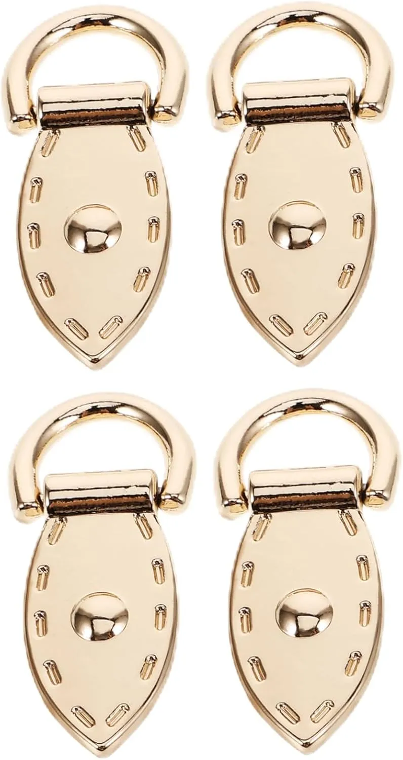 HOMSFOU 10Pcs Metal Bag Buckles Durable Carabiner Clips for Handbags Crossbody Straps and DIY Accessories Fade Resistant for Bag Modifications Light