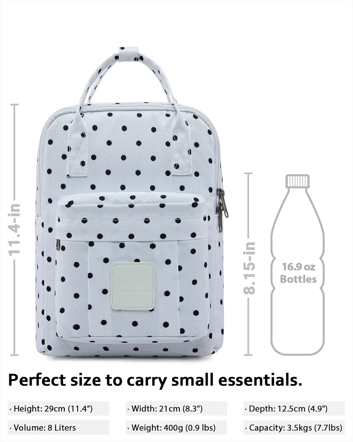 HotStyle BESTIE Mini Backpack Purse, Multiple Colors and Patterns, Small Sized