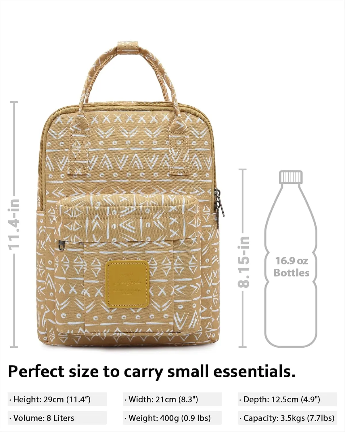 HotStyle BESTIE Mini Backpack Purse, Multiple Colors and Patterns, Small Sized
