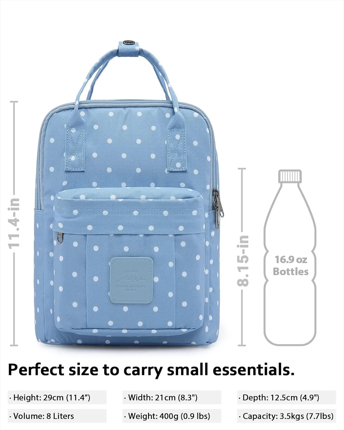 HotStyle BESTIE Mini Backpack Purse, Multiple Colors and Patterns, Small Sized