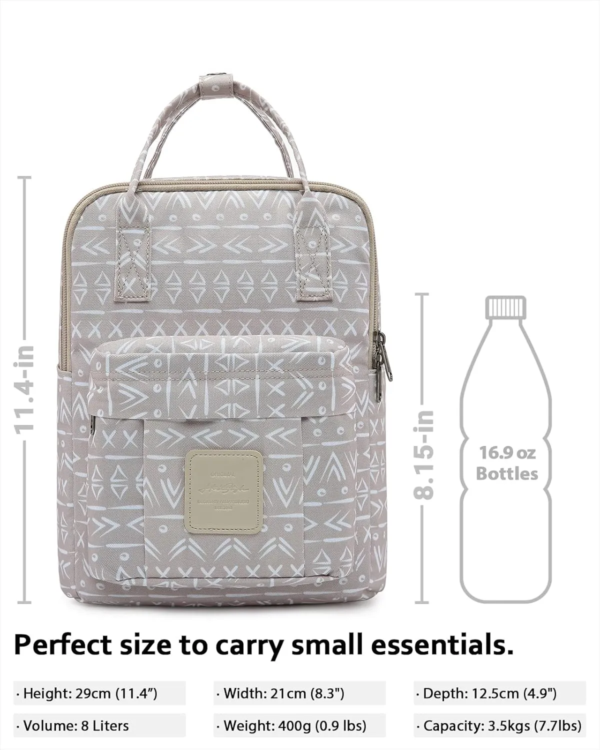 HotStyle BESTIE Mini Backpack Purse, Multiple Colors and Patterns, Small Sized