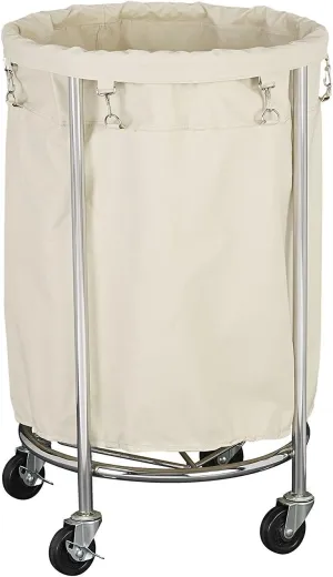 Household Essentials Commercial Round Laundry Hamper Large