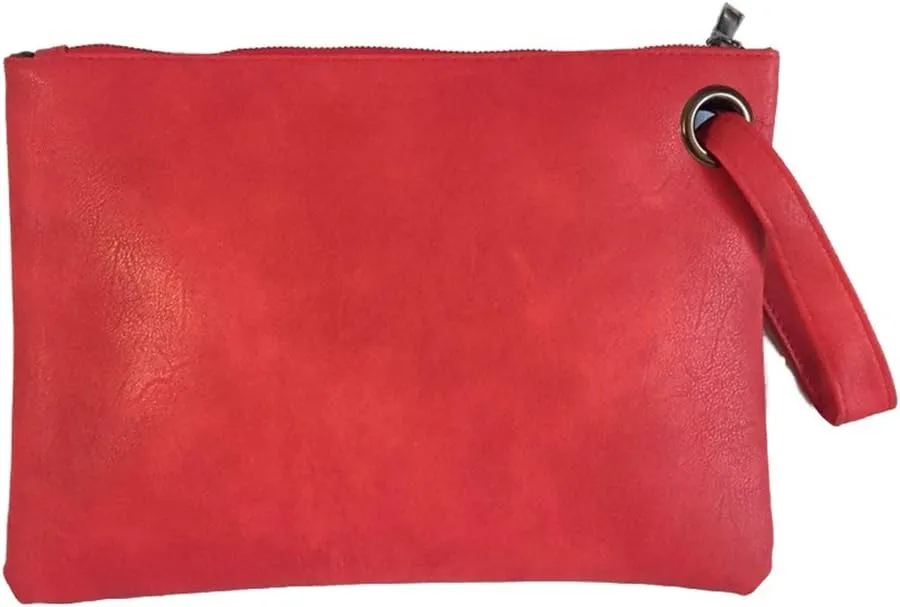 Hycurey Oversized Clutch Bag Purse and Handbag Womens Large PU Leather Evening Wristlet Handbags