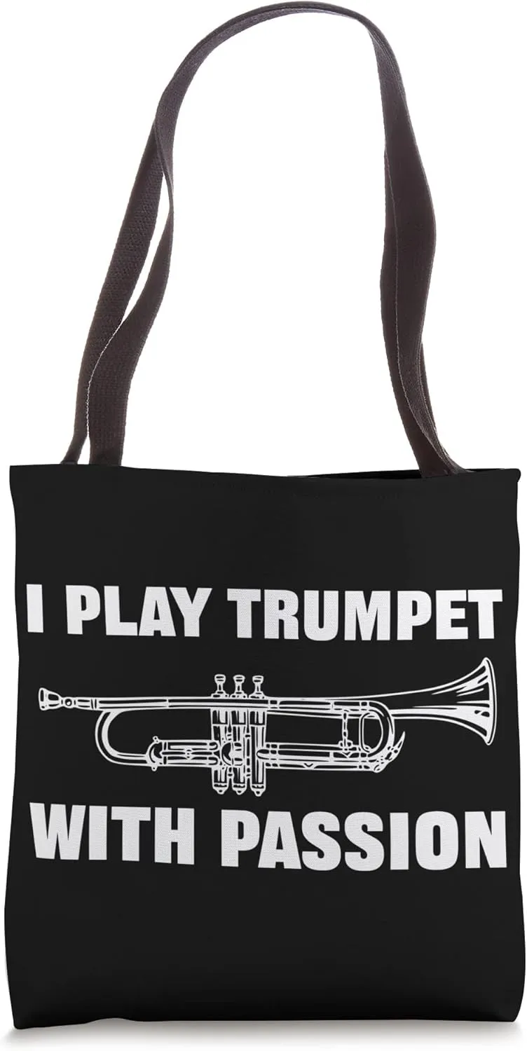 I Play Trumpet Instrumentalist Tote Bag