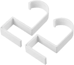 IMIKEYA 2Pcs Table Purse Hook Hanger No Drill Desk Edge Hooks for Handbag Scarf and Accessory Storage Stylish Compact Design for Home and Office Use