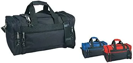 ImpecGear 17" or 20" Blank Travel Duffel Duffle Bag Camping Sports Gym Accessories Bag