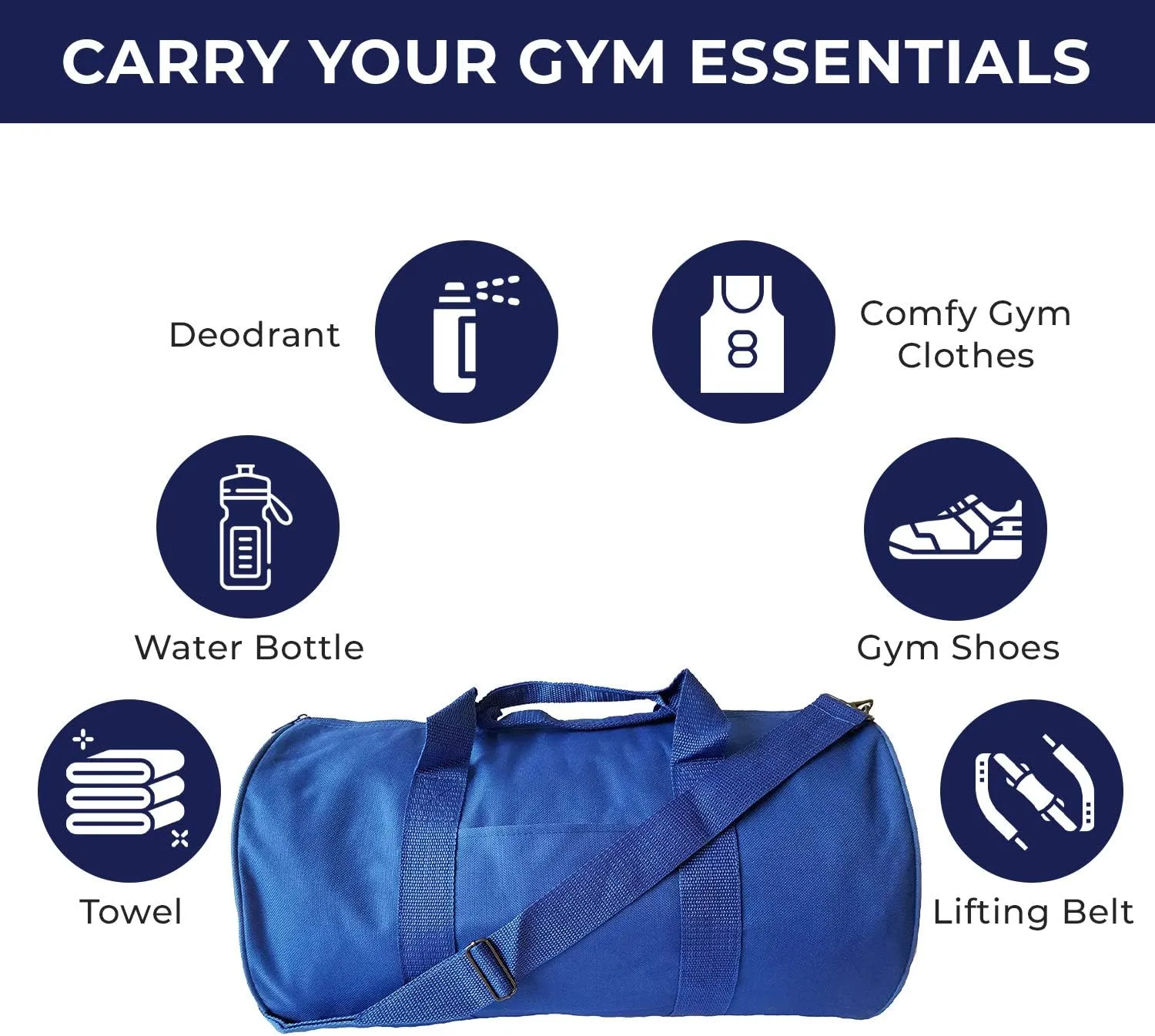 ImpecGear Round Duffel Team Sports Equipment Bags, Travel Gym Fitness Bag.