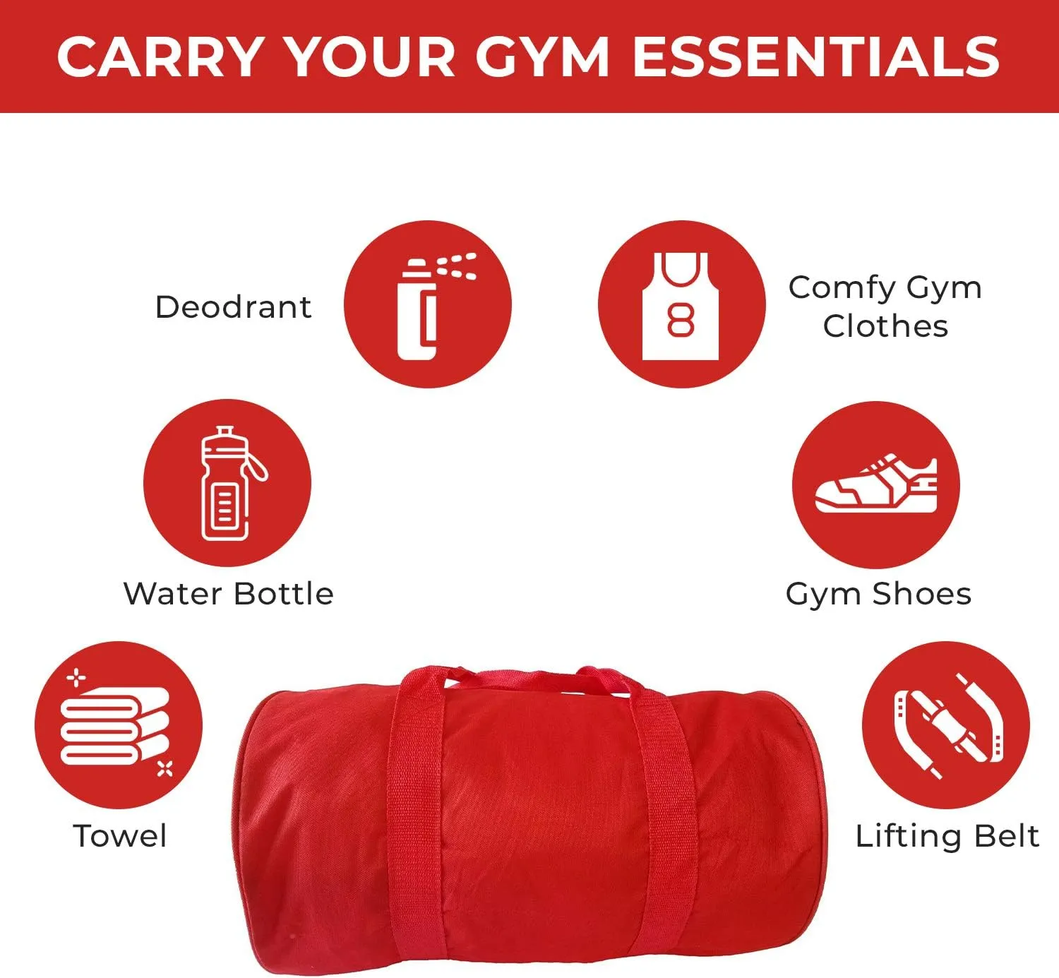 ImpecGear Round Duffel Team Sports Equipment Bags, Travel Gym Fitness Bag.
