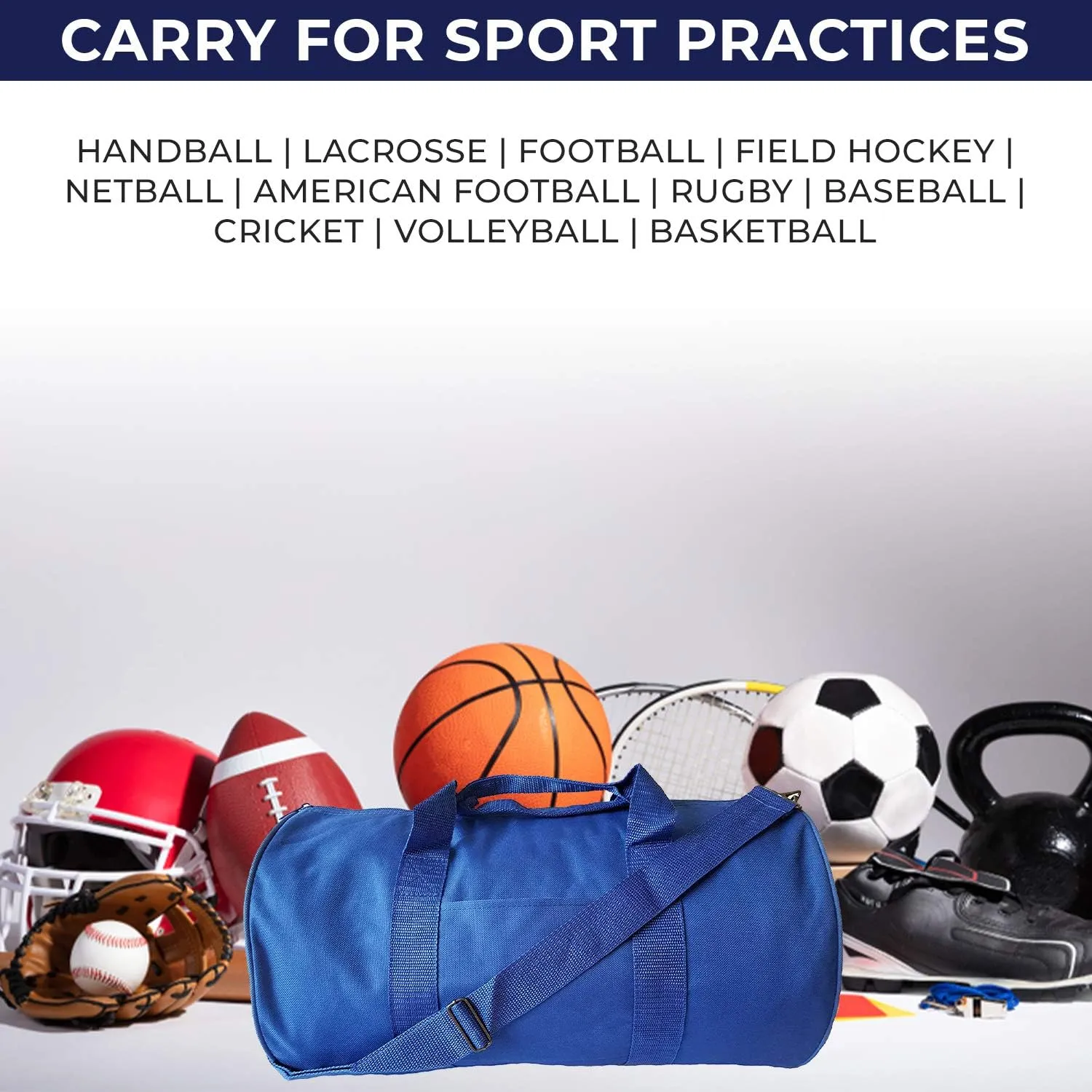 ImpecGear Round Duffel Team Sports Equipment Bags, Travel Gym Fitness Bag.