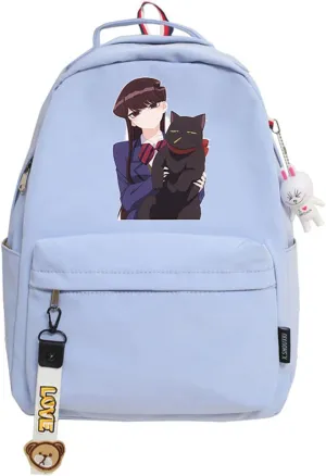 ISaikoy Anime Komi can't communicate Backpack Shoulder Bag Bookbag Student School Bag Daypack Satchel L9
