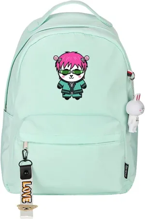 ISaikoy Anime The Disastrous Life Of Saiki K Backpack Shoulder Bag Bookbag School Bag A3