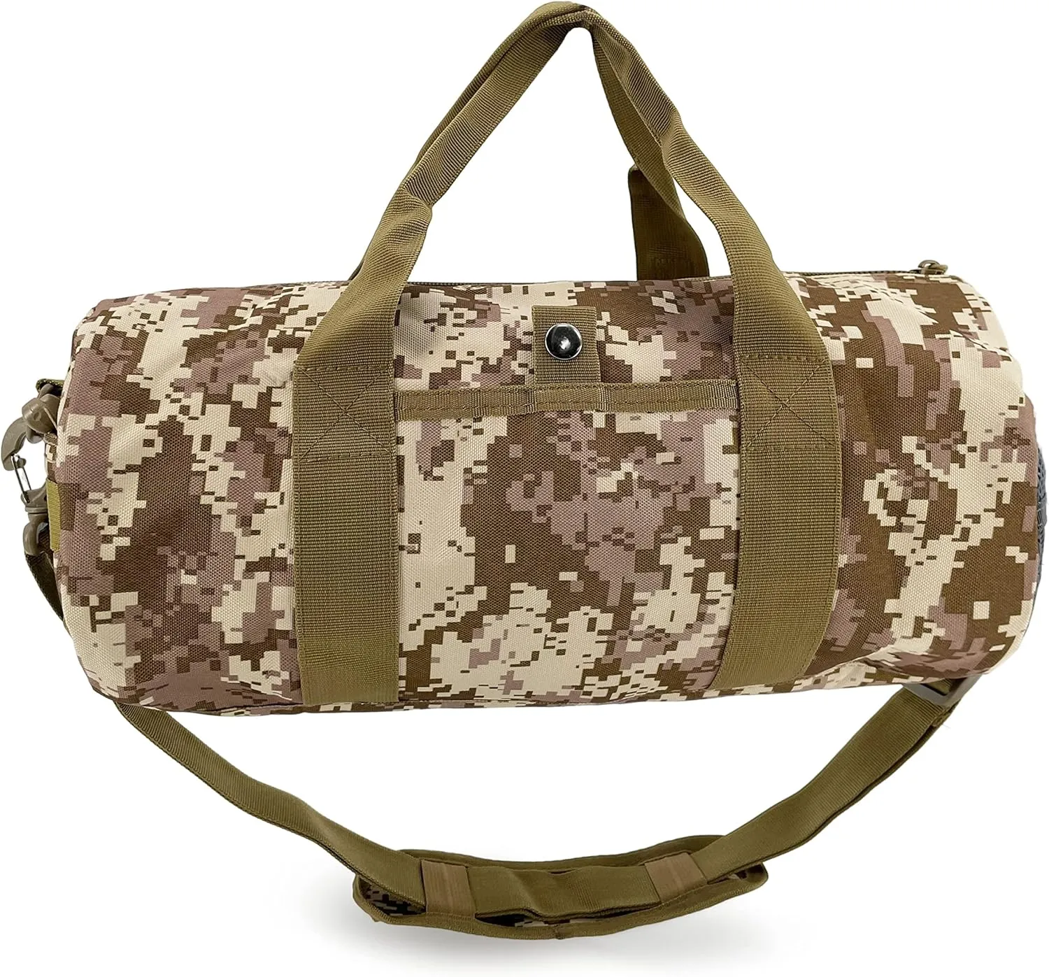 Jaegvida Sand Digital Camo Tactical Duffel Bag for Fitness Travel Hunting