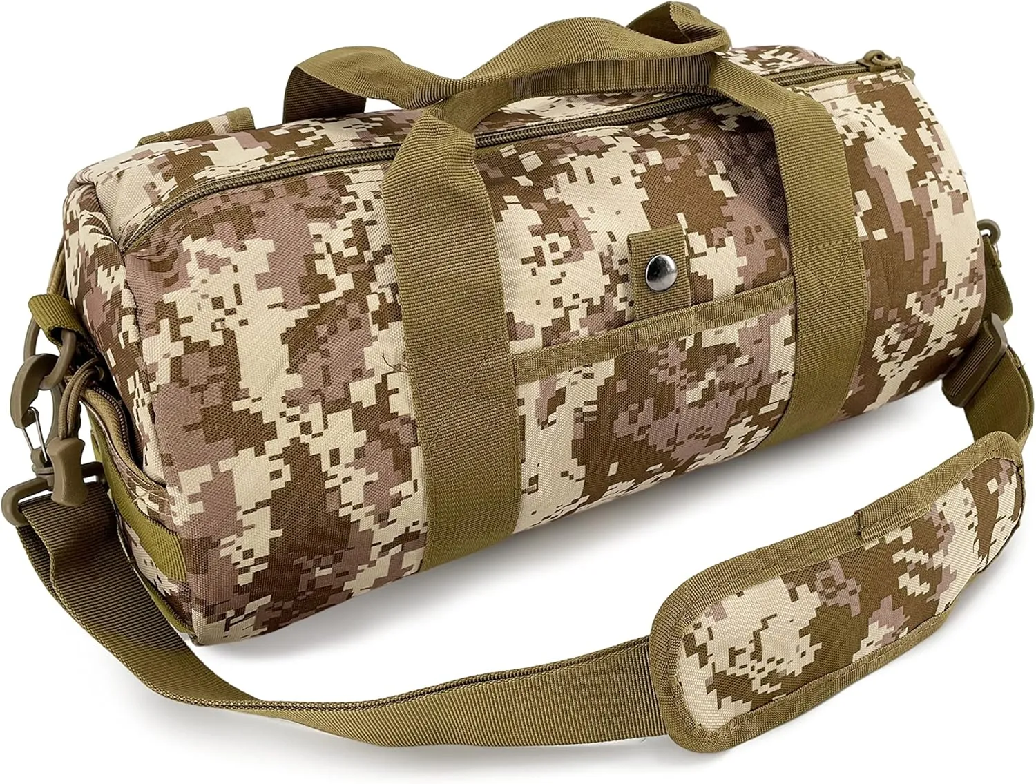 Jaegvida Sand Digital Camo Tactical Duffel Bag for Fitness Travel Hunting