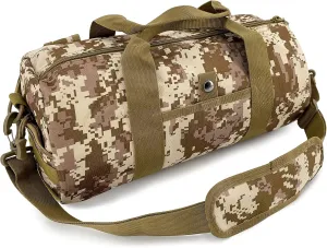 Jaegvida Sand Digital Camo Tactical Duffel Bag for Fitness Travel Hunting