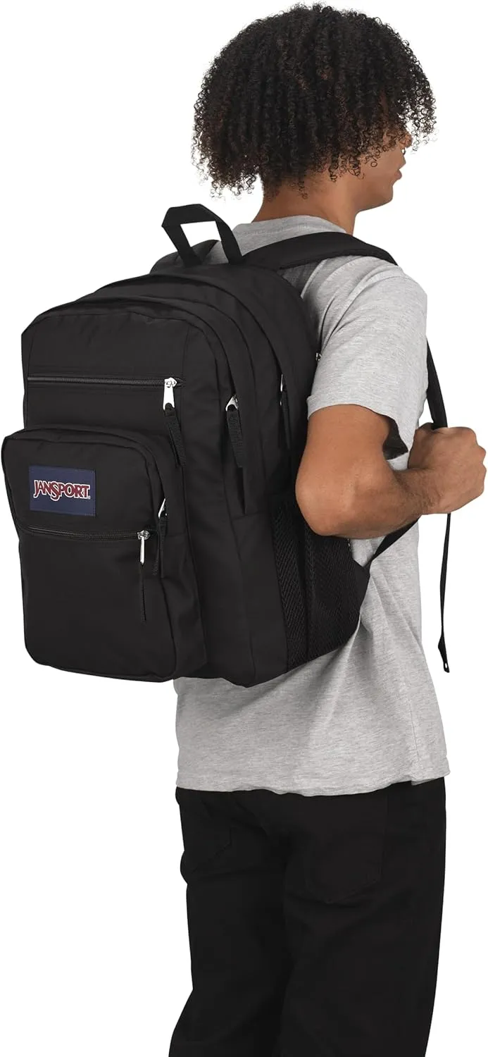 JanSport Laptop Backpack - Computer Bag with 2 Compartments, Ergonomic Shoulder Straps, 15” Laptop Sleeve, Haul Handle - Black