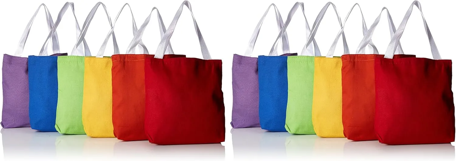 JATOTE8 8.75 Inch Bght Color Tote Bag