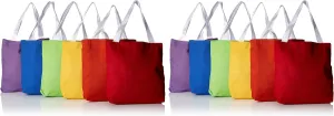 JATOTE8 8.75 Inch Bght Color Tote Bag