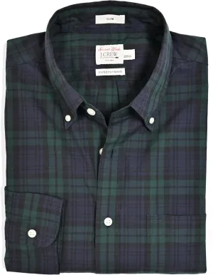 J.Crew Men's Slim Fit Long Sleeve Secret Wash Shirt