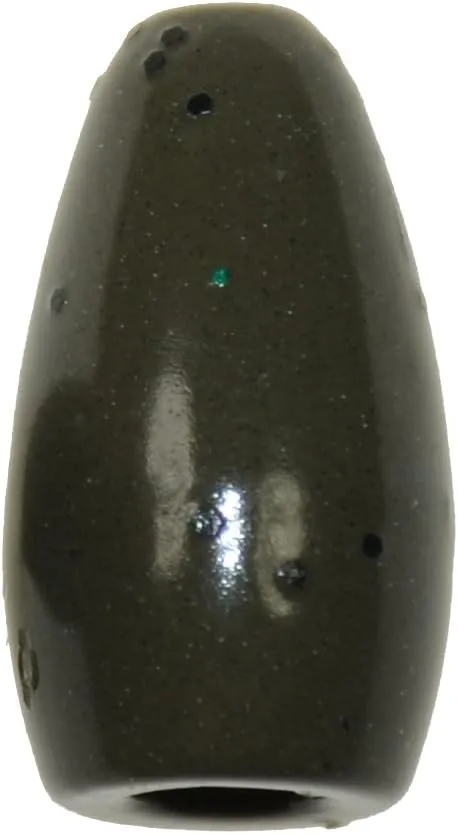 JC's Tungsten Bullet Flipping Weights - Bulk 5 Pack (Green Pumpkin, 1/2oz)