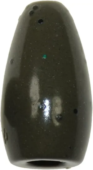JC's Tungsten Bullet Flipping Weights - Bulk 5 Pack (Green Pumpkin, 1/2oz)