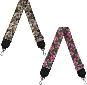 Jeiento Replacement Shoulder Strap,2 Piece Set Guitar Style Handbag Crossbody Strap Adjustable Guitar Straps for Women Girls