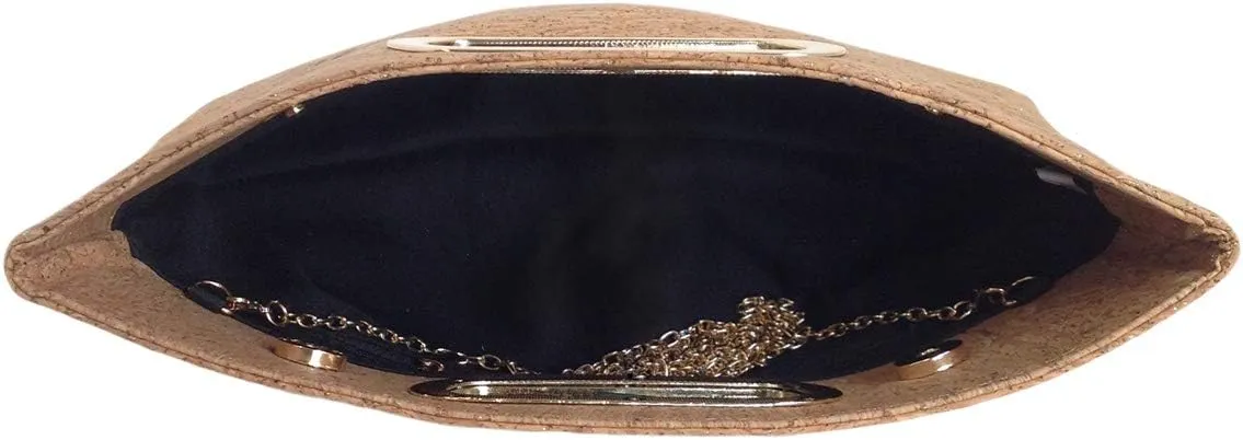 JNB Cork Top Handle Clutch