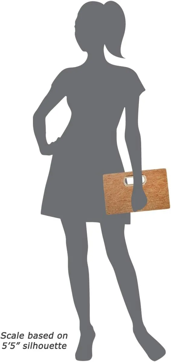 JNB Cork Top Handle Clutch