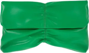 JNB Women's Synthetic Leather Wrinkled Clutch Party Wedding Purse