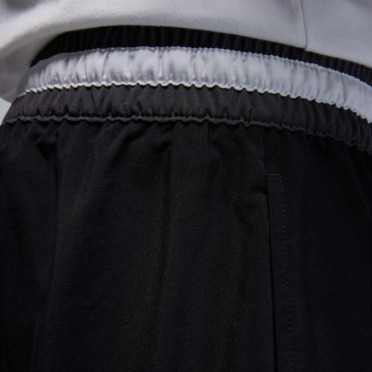 Jordan Dri-FIT Sport Men's Woven Diamond Shorts (Black/White/Dark Shadow/White, FB7580-010)