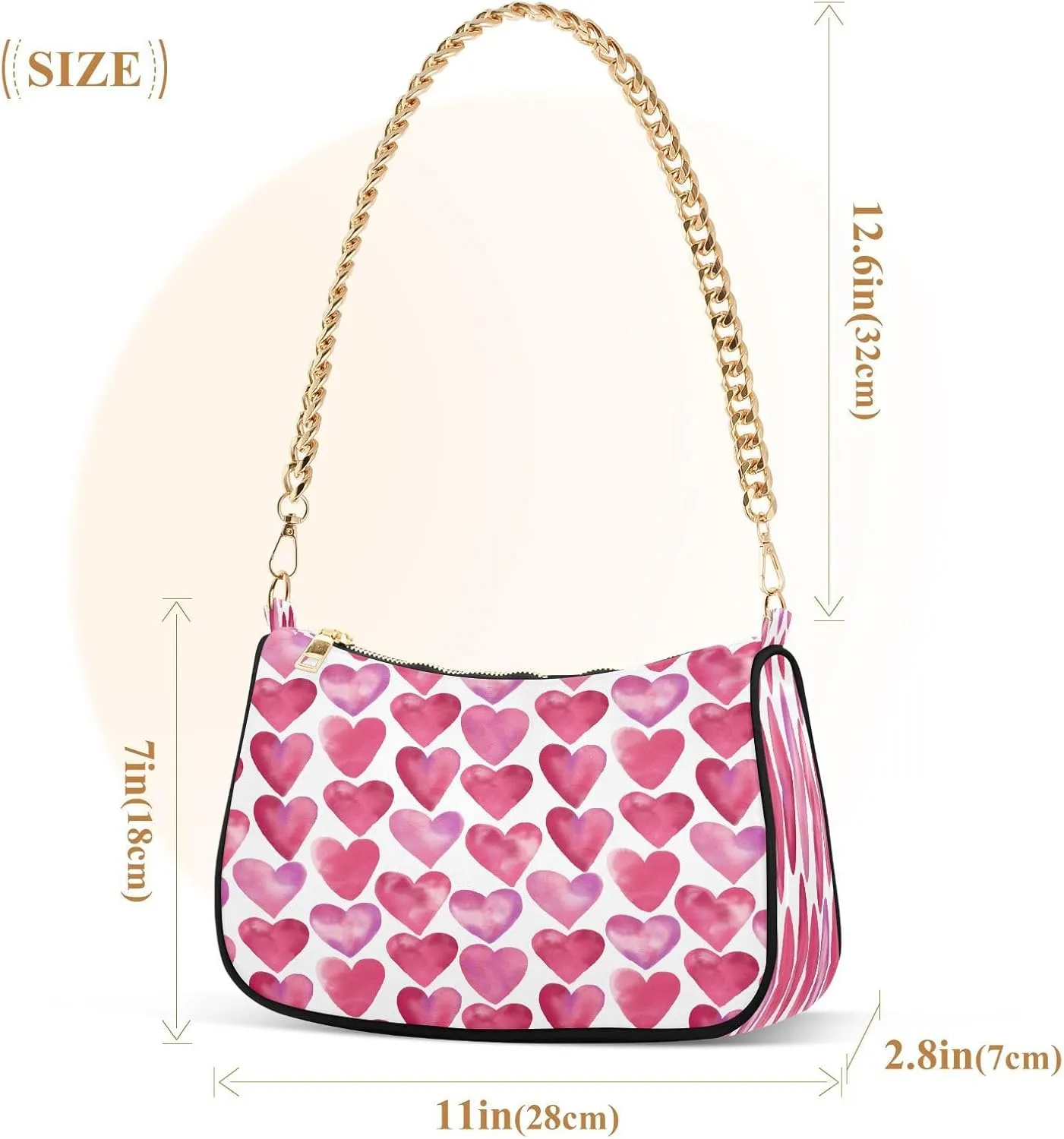 JSTEL Shoulder Bag Purse for Women,Polyester Small Crossbody Bags Purse Wallet Shoulder Bag
