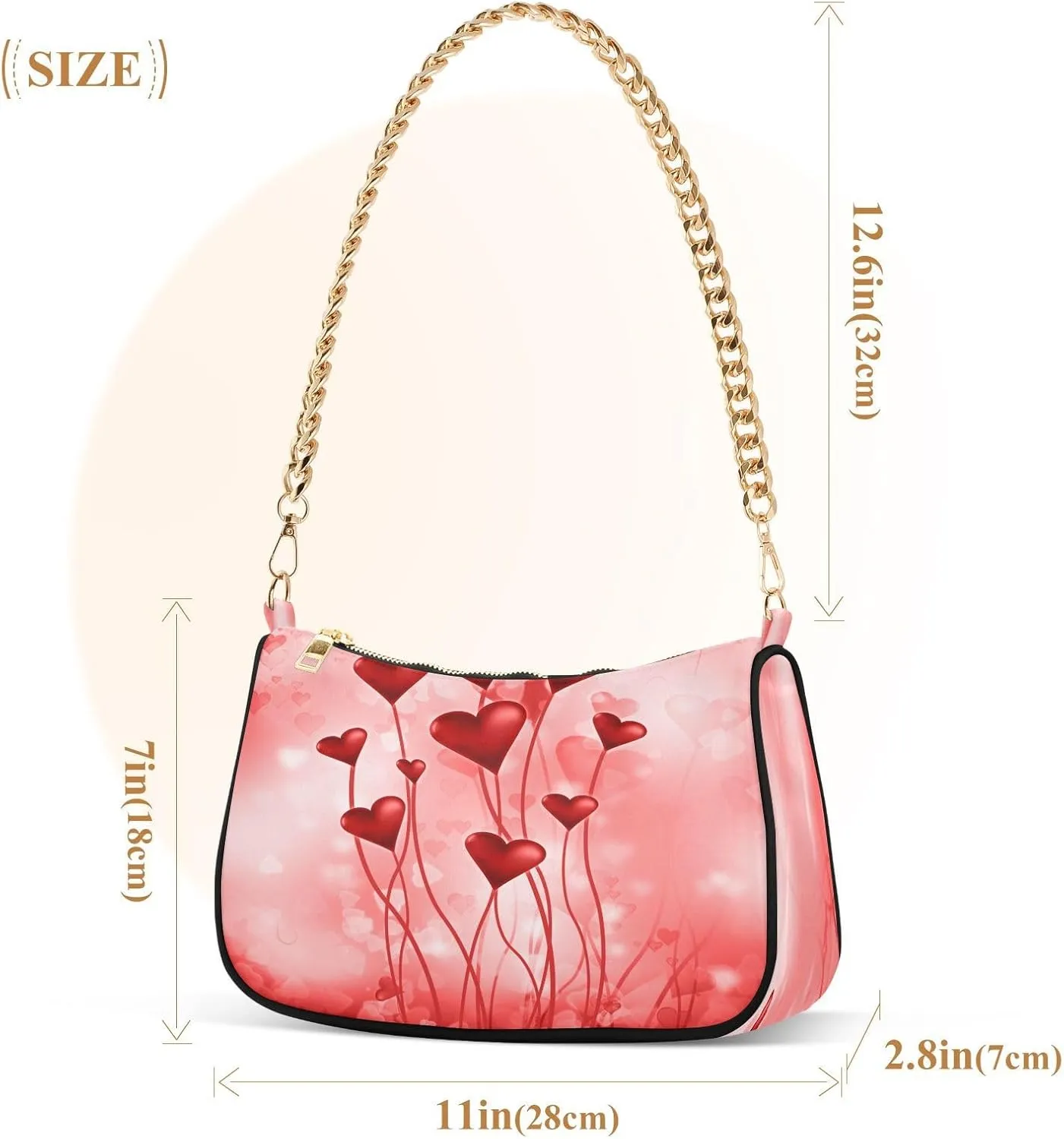 JSTEL Shoulder Bag Purse for Women,Polyester Small Crossbody Bags Purse Wallet Shoulder Bag